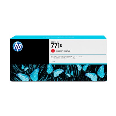 惠普（HP)+噴墨盒+771B   B6Y00A亮紅色  775毫升  適用6200/6800