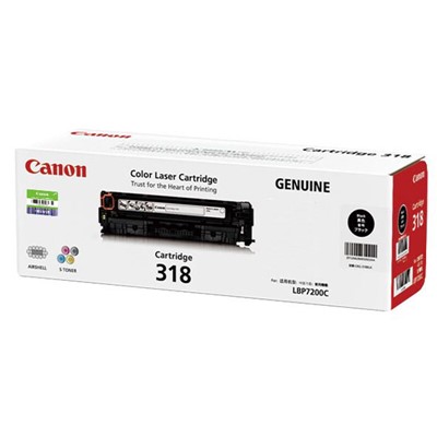 佳能（Canon)+CRG318 BK+硒鼓+原裝黑色硒鼓+適用LBP7200Cd/7200Cdn/7660Cdn(印量約3400頁(yè)）